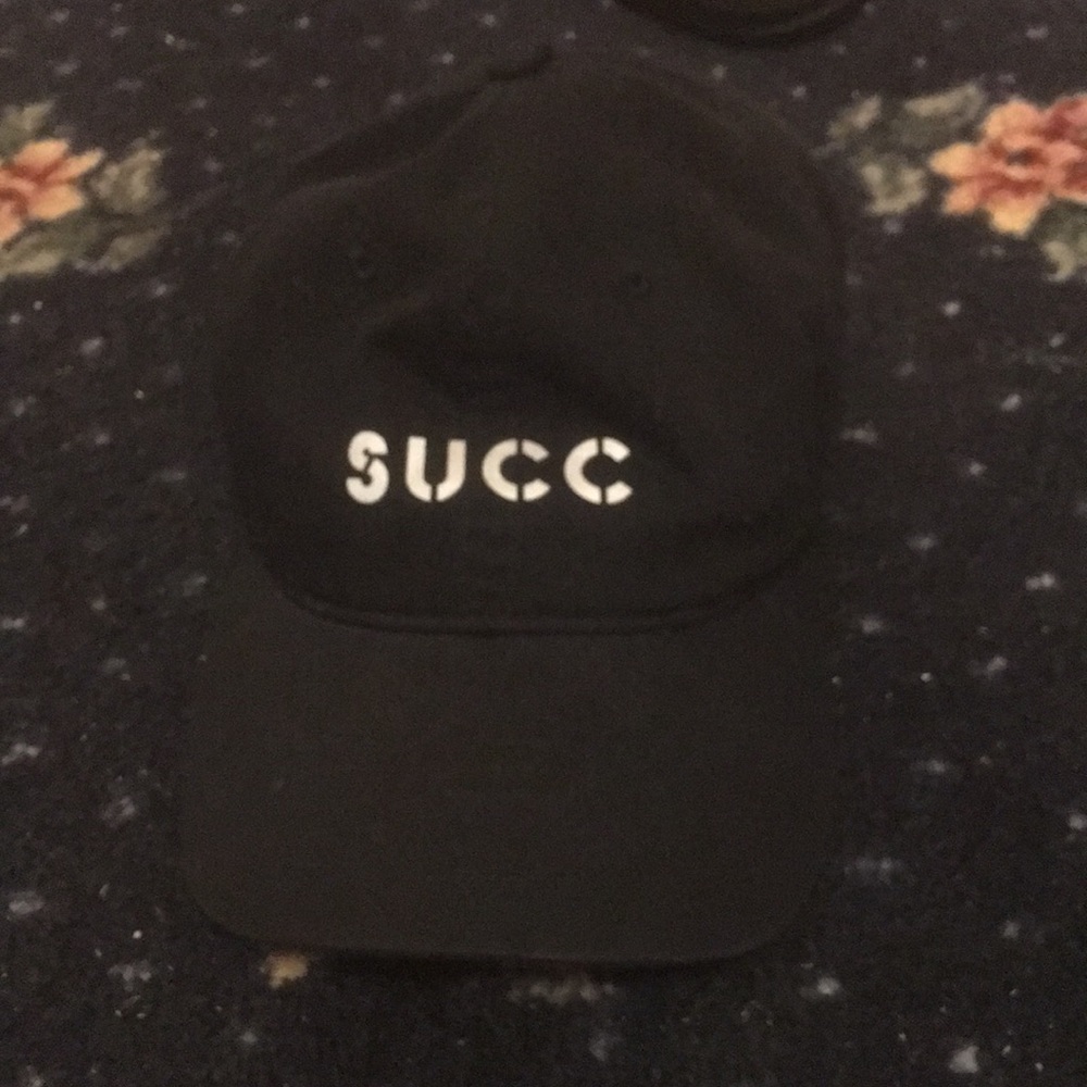 SUCC REFLECT LOGO BLACK BASEBALL HAT